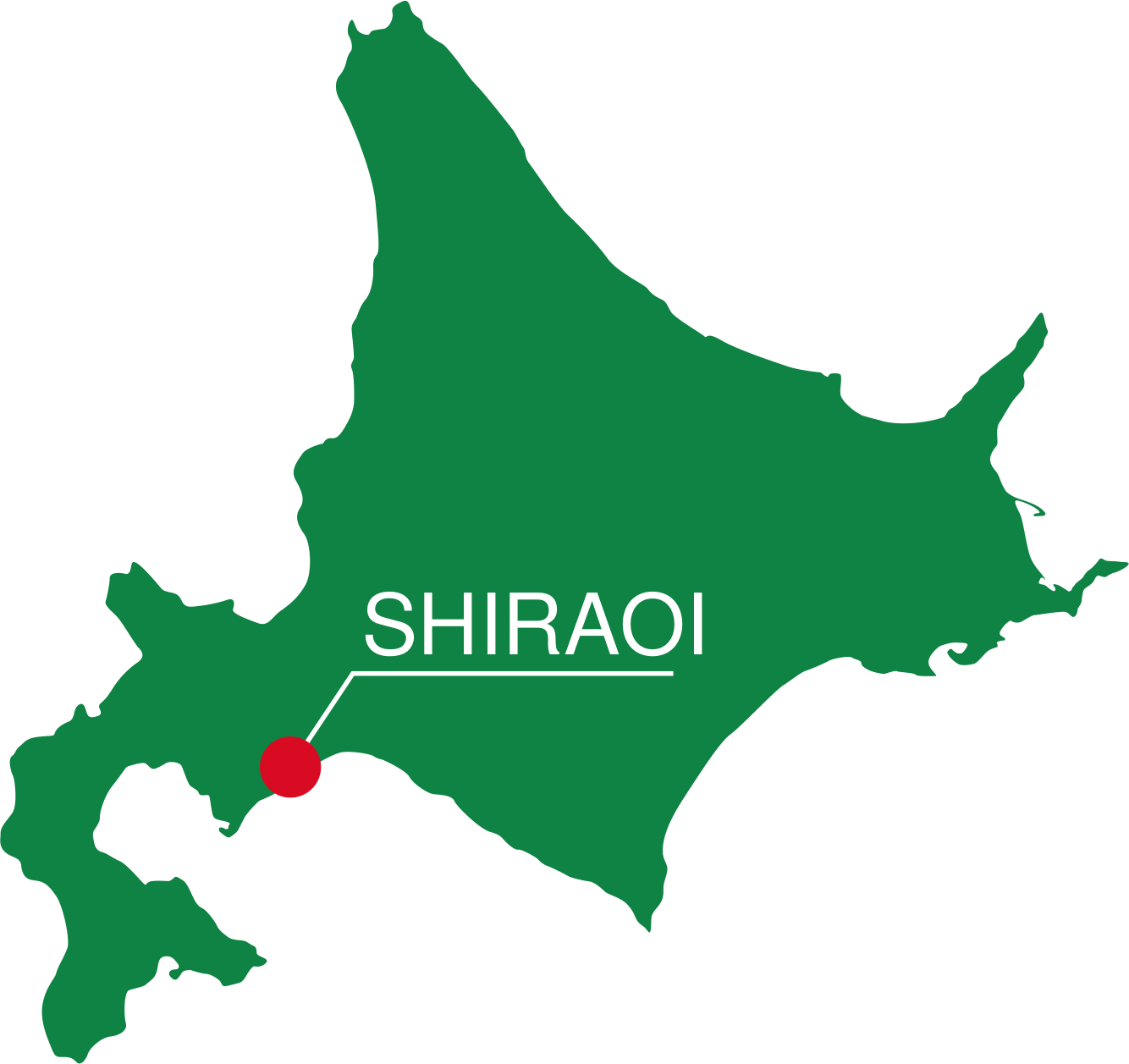 Hokkaido Map - SHIRAOI